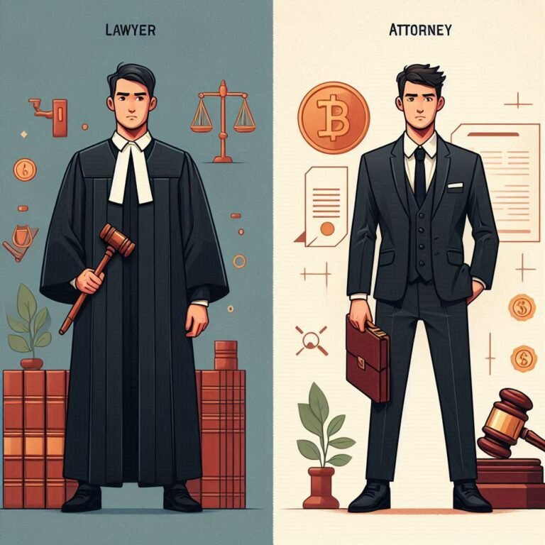 what is the difference between a lawyer and an attorney