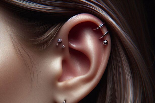 Forward Helix Piercing